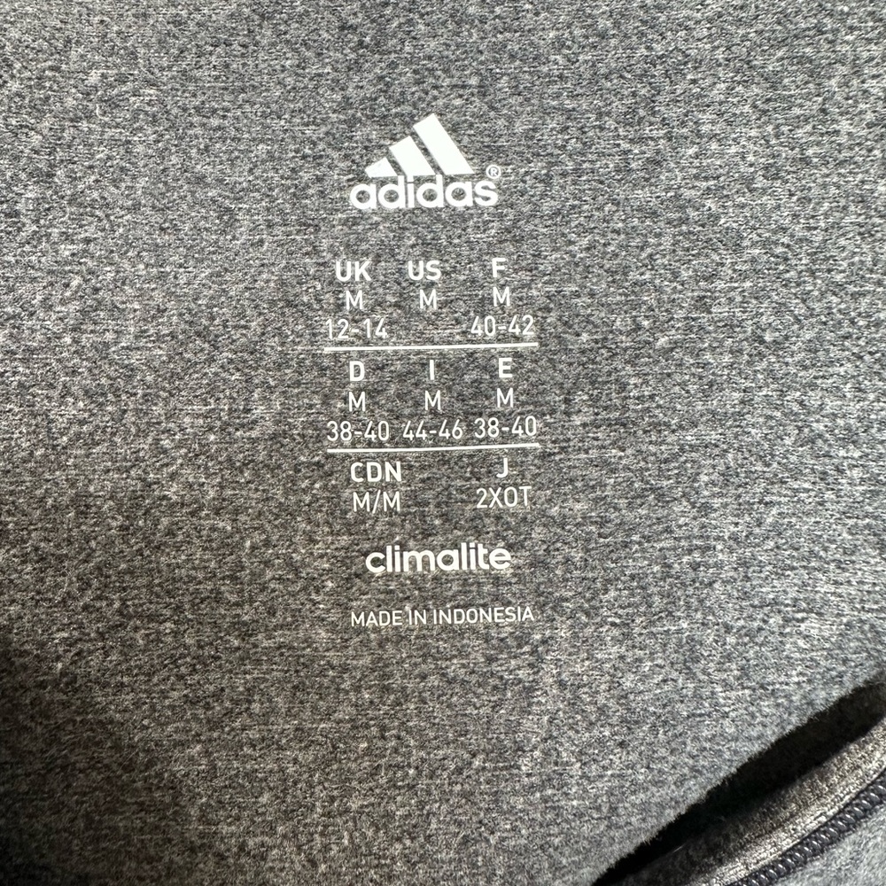 Adidas Running Gray Lightweight Jacket Size Medium - Picture 9 of 11